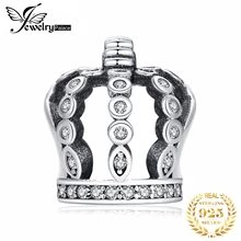 Jewelrypalace выдалбливают Корона жемчужный браслет 925 серебро