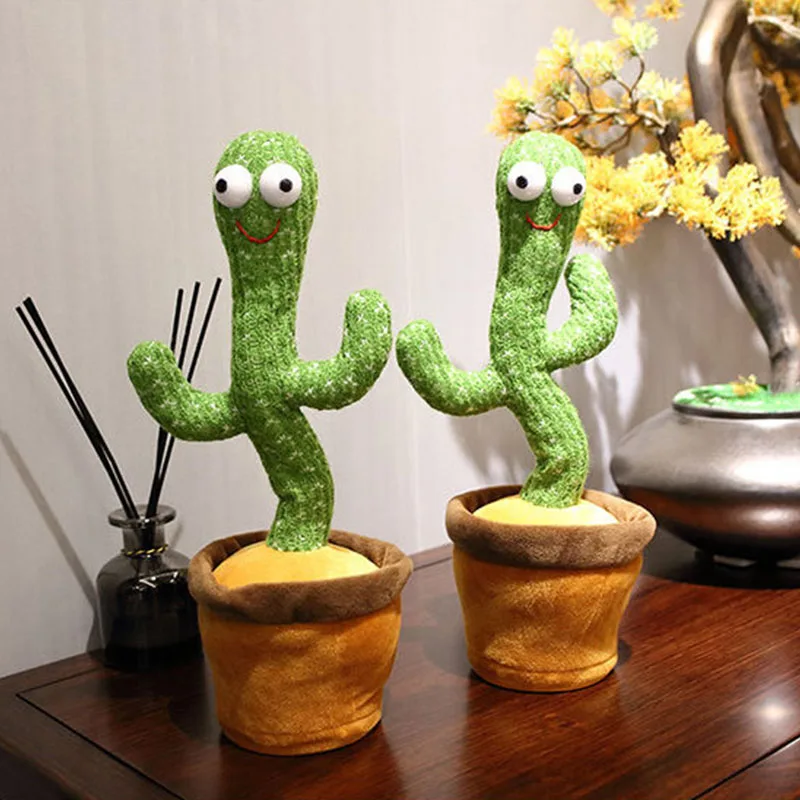 Tanzender Kaktus, sprechender Kaktus Spielzeug wiederholt, was Sie sagen