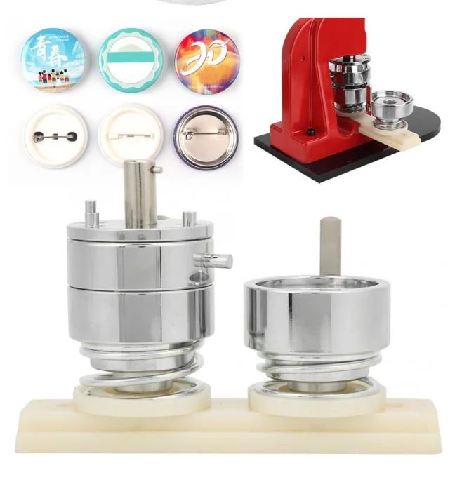 hot sale 58mm (2.75") button making mould for pin badge press machine mold badge maker mould