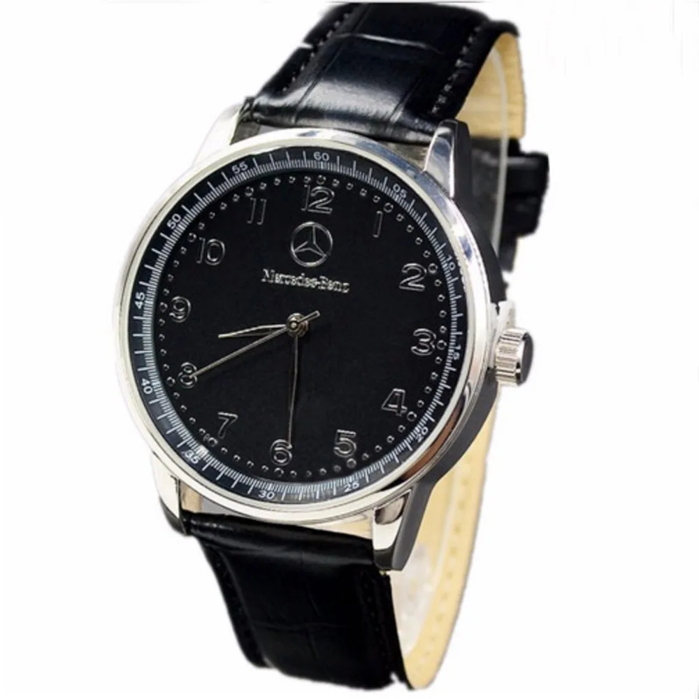 2 pcs Clock Wrist Watch - Цвет: black and black