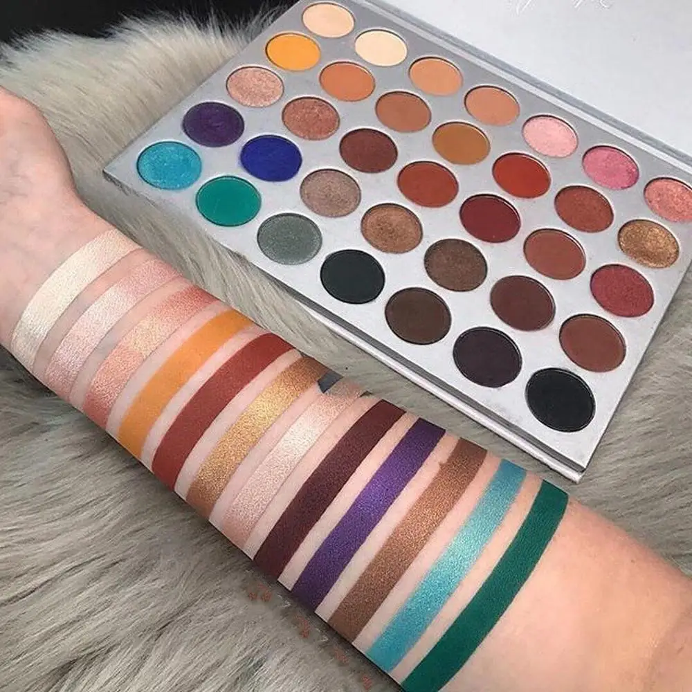 Профессиональные Тени для век Morph James Charls Pallete, 35/39 цветов, палитра теней для век, блестящий макияж, натуральные блестящие красивые тени