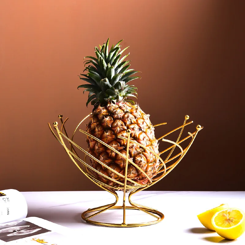 Metal Wire Basket Fruit Plate Kitchen Vegetable Drain Rack Dessert Tray Snack Container Desktop Stand Storage Bowl Decor Holder | Дом и сад