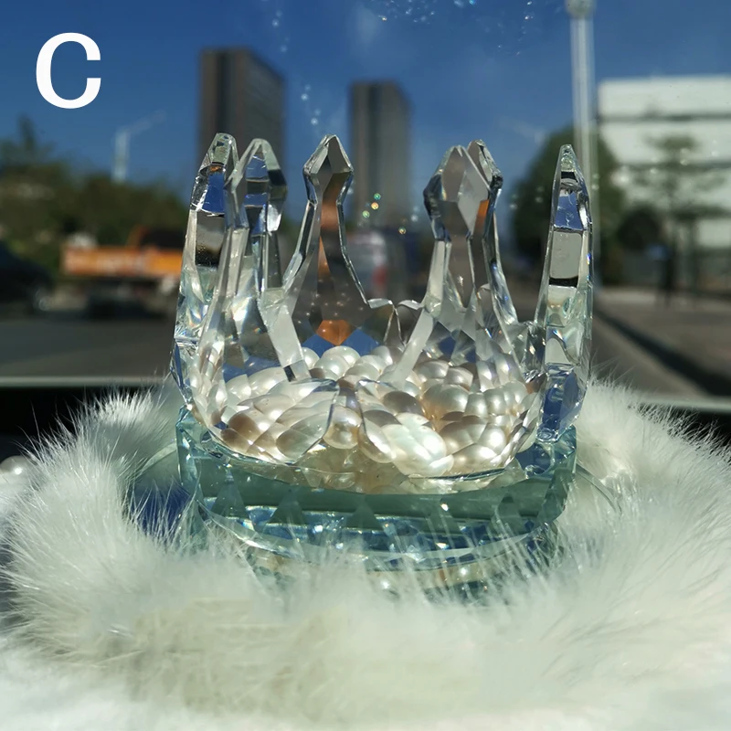 Хрустальная корона, освежитель воздуха для автомобиля, ароматизатор, Кристальный орнамент, на выходе, вентиляционное отверстие, свежий автомобиль