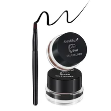 2 в 1 черный и коричневый набор гелевых подводок для глаз водостойкий стойкий крем для бровей стойкий карандаш для подводки глаз