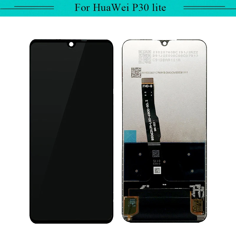 3 шт. для huawei P30 lite полный ЖК-дисплей полный сенсорный экран стекло дигитайзер сборка с бесплатной доставкой
