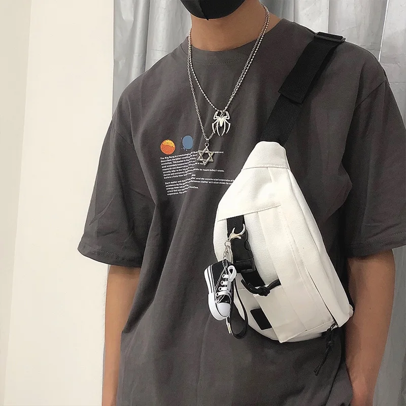 2021 men's waterproof small chest bag travel sports shoulder bag messenger bag gift bag crossbody bag bags for men - Image 2