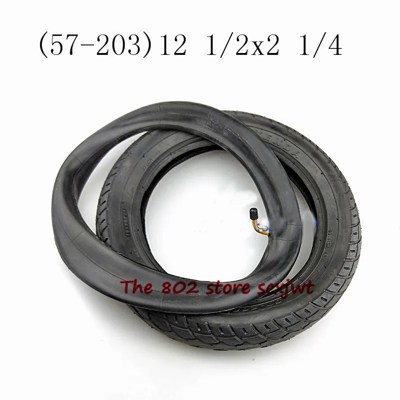 Super12 1/2X2 1/4(47/57/62-203) шин подходит для многих газовых электрических скутеров 12 дюймов камерная шина для ST1201 ST1202 e-велосипеда 12 1/2X2 1/4 - Цвет: B set