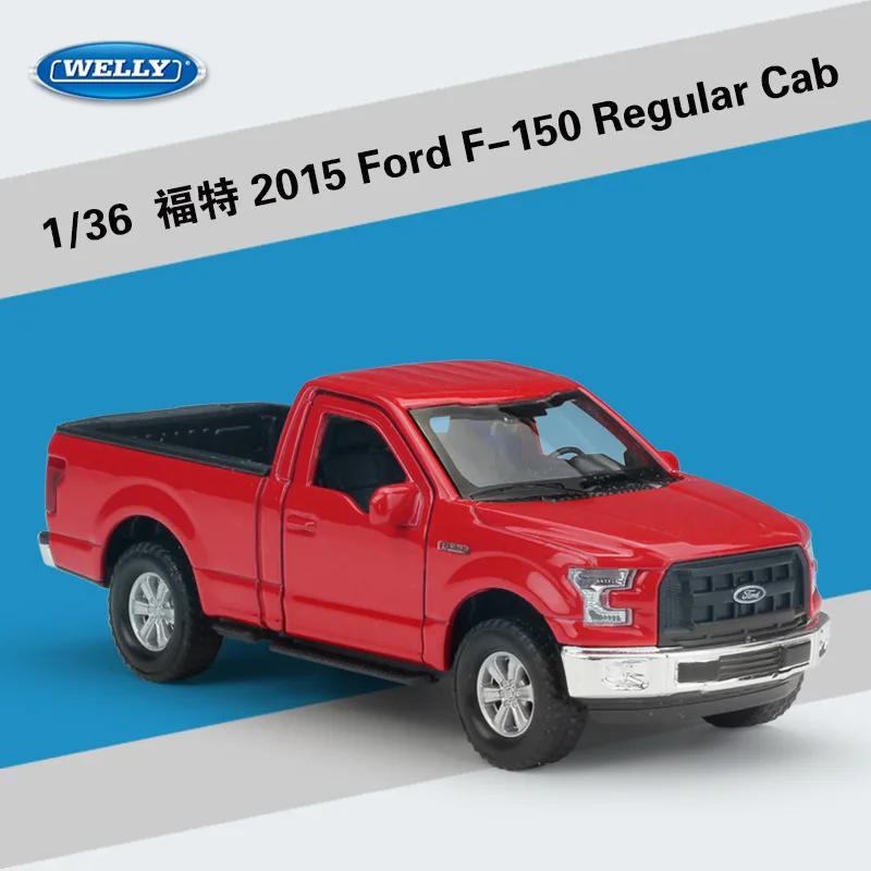 

WELLY 1:36 High Simulation Diecast Metal Ford F-150 Regular Cab Classical Truck Model Toy Car Alloy Pull Back Gifts Collection