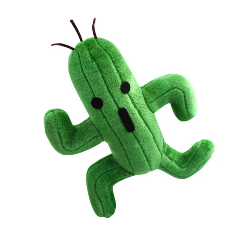 Зеленый Кактус Final Fantasy Sabotender Cactuar Плюшевые игрушки 1" 25 см мягкие куклы детские подарки на день рождения