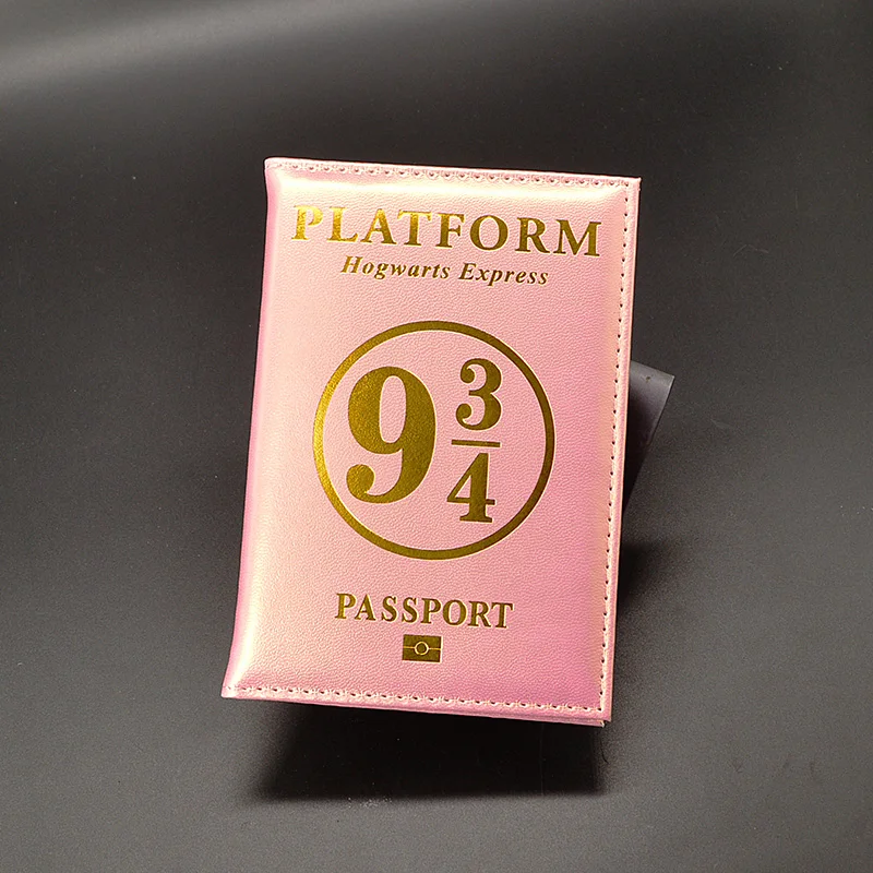 Funda de pasaporte con dibujos animados para chica, Protector de cuero Pu para pasaporte, cartera para documentos de viaje, Protector bonito para pasaporte