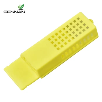 

Sennan 4 Pcs New Bee Cages Beekeeping Transport Cages Lengthened Yellow Prisoners Wang Cage Bee Tools