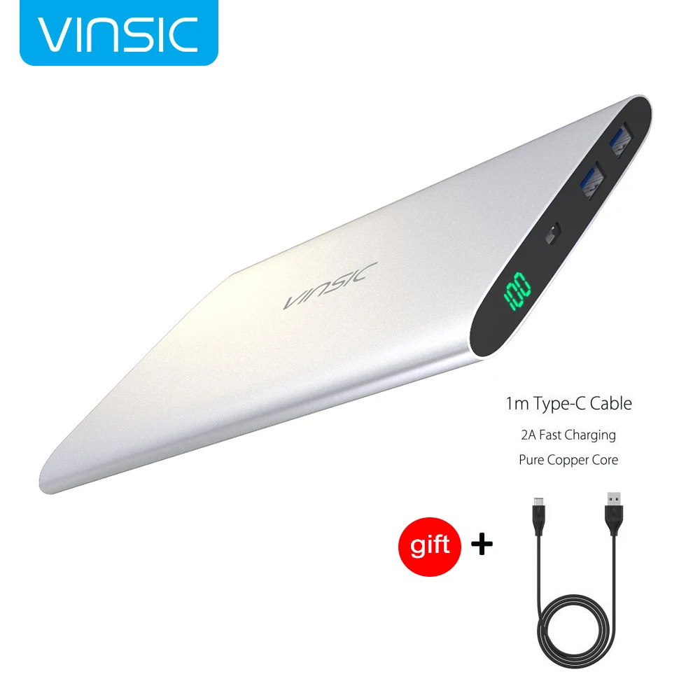 

Power Bank 15000 mAh Dual USB Powerbank Ultra Slim External Battery With LED Display Fast Portable Charger For Phones Xiaomi