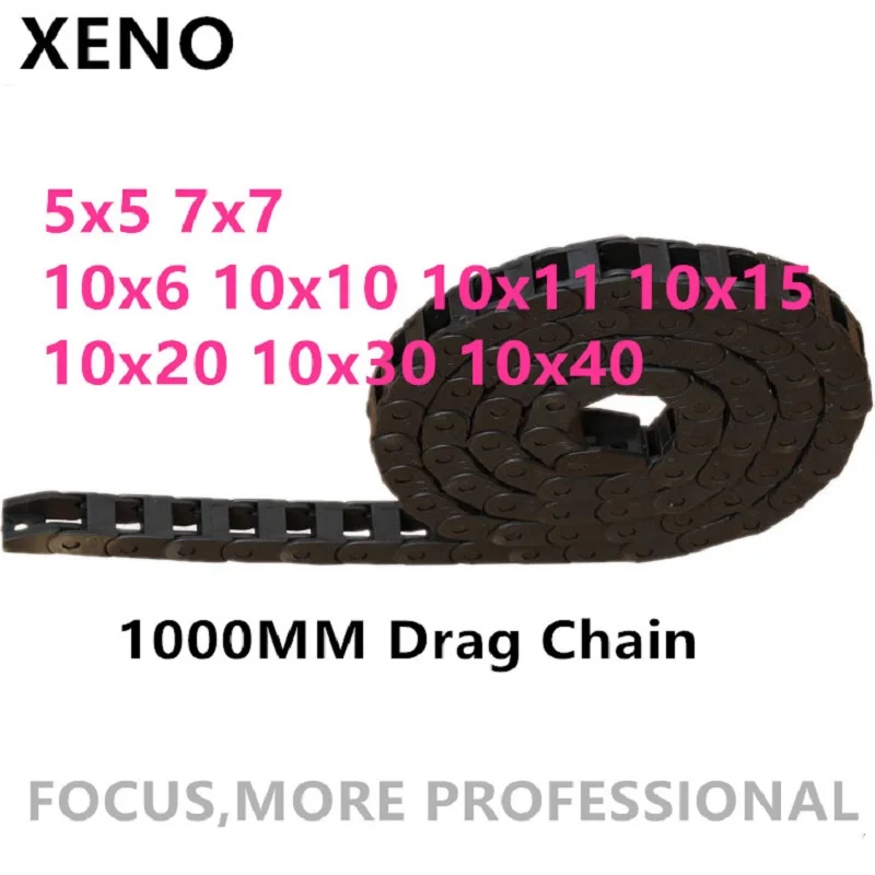 

Free Shipping 7x7 10x10 Plastic Towline Nylon Cable Drag Chain Wire Carrier