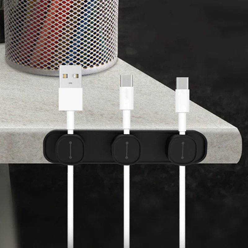 Магнитный Кабельный органайзер USB кабель управление зажим для намотки настольная рабочая станция провода шнур протектор держатель кабеля для iPhone