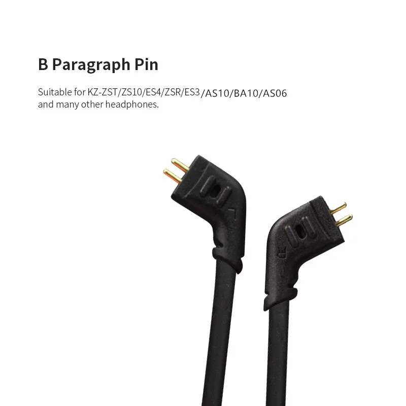 BPinZSTZS10ES3ES4ZSR KZ водонепроницаемый aptX Bluetooth модуль 4,2 беспроводной обновленный кабель Шнур применяется оригинальные наушники ZS10AS10ZSTZS6ZSNProAS16ZS10Pro - Цвет: BPinZSTZS10ES3ES4ZSR