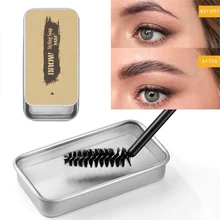 3d penas sobrancelhas bálsamo maquiagem estilo sobrancelhas sabão kit duradoura sobrancelha configuração gel à prova dwaterproof água sobrancelha maquiagem gel sabão tslm2