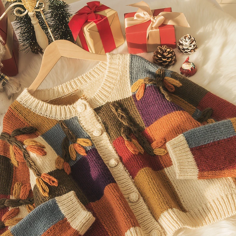 Winter Cardigan Sweater Women Tender Vintage