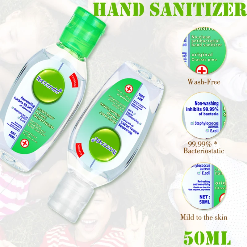 

50 ml Anti Bacterial Moisturizing Hand Sanitizer Disposable No Clean Alcohol Hand Gel Waterless Cleaning Hand Sanitizer Liquid
