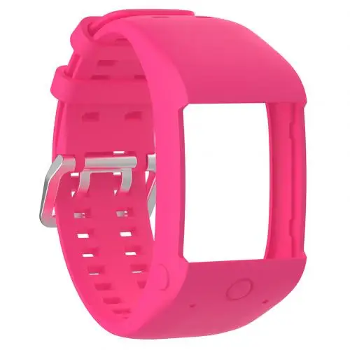 Rose Red Регулируемый спортивный силиконовый ремешок для наручных часов для смарт-браслета Polar M600 - Цвет: Rose Red