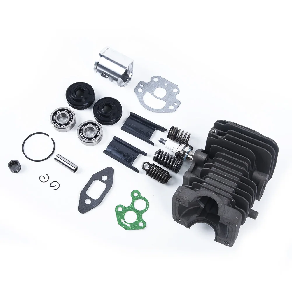 

Cylinder Piston Kit For Husqvarna 240 235 236 Saw Crank Bearing Seal Gasket 39mm Oil Seal Needle Bearing Spark Plug