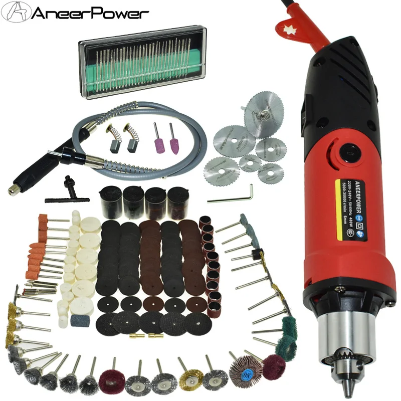 Dremel Мини электрическая DIY дрель 480 Вт гравер машина гравировальная ручка