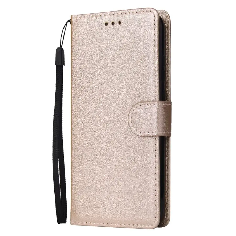 huawei silicone case For Huawei Honor 8C 8X 8A case Classic Solid color Plain Wallet Flip Leather cover For Fundas Honor 8S Cases Huawei Honor 9A 9S pu case for huawei Cases For Huawei