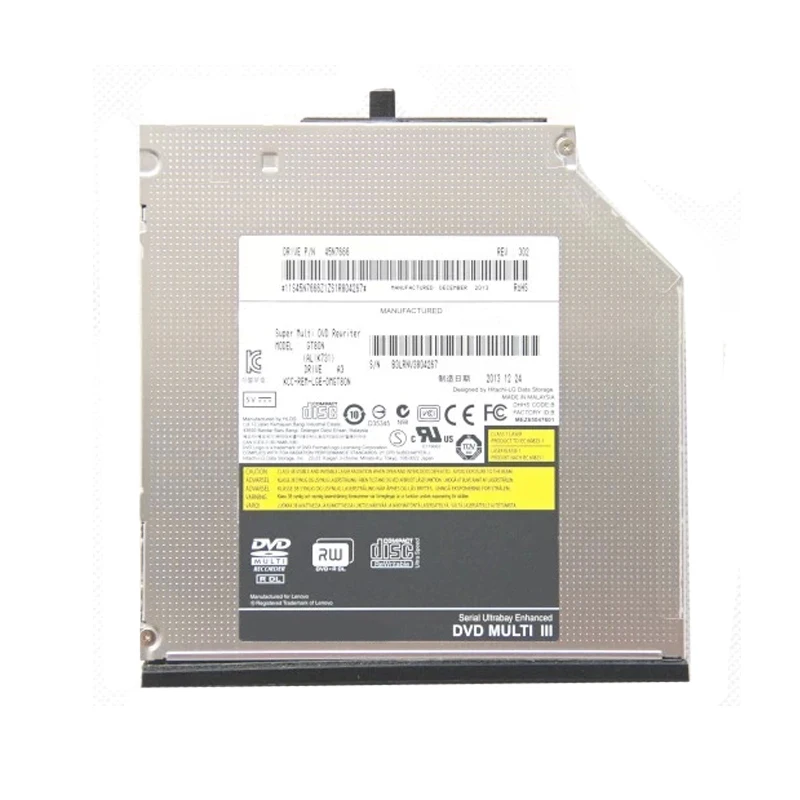 Для Lenovo Thinkpad T420 T510 W520 W510 T510i T520 R400 8X DVD RW RAM двухслойный DL Writer 24X CD горелки оптический