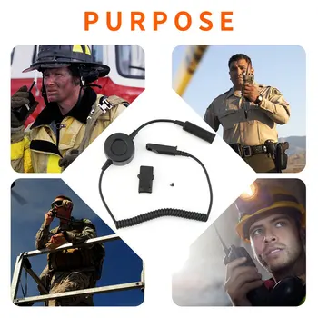 

Headset Nato Circular PTT for Z-Tactical TCA-SKY Peltor for Baofeng UV-XR A58 UV9R UV-9R Plus GT-3WP UV-5S Radio Walkie Talkie