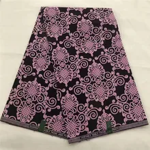 Анкара Африканский Воск Ткань 6 ярдов Хлопок нигерийский Гана стиль воск печати ткань для шитья Африканский платье 081813