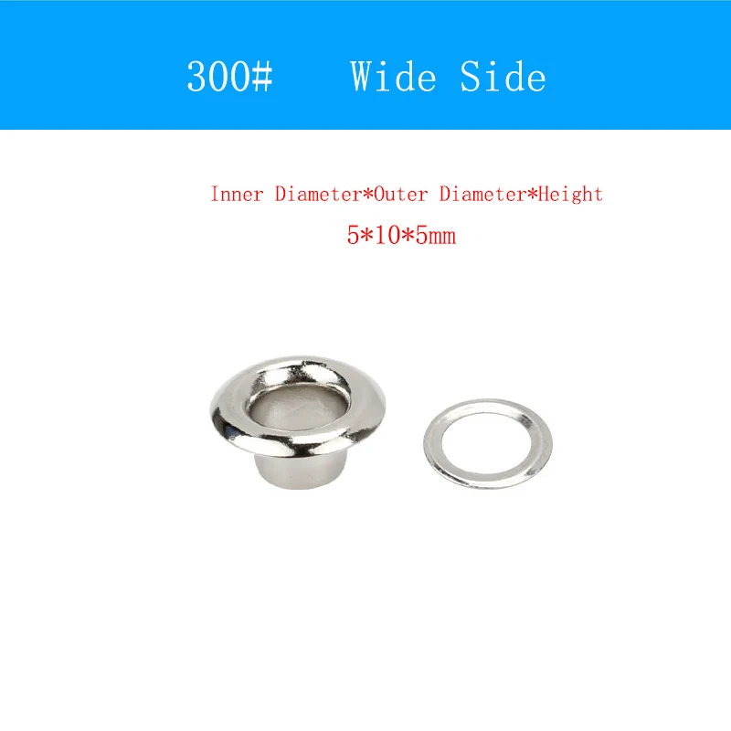 200 компл./упак. серебряные латунные люверсы с втулкой для рукоделия скрапбукинг