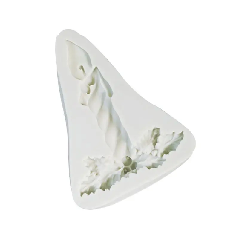 Birthday Candle Silicone Mold Fondant Cake Chocolate Decorating Sugarcraft Paste