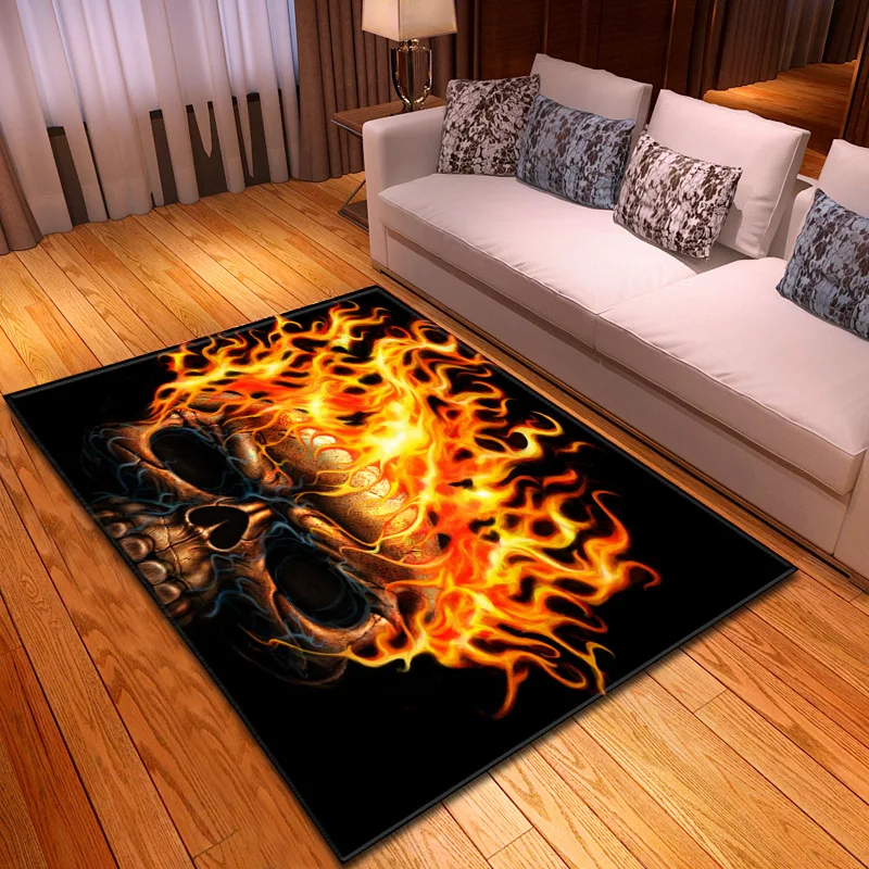 Череп серии печатных 3D ковры для гостиной области ковер домашний декор tapetes гостиной чай ковер напольный коврик для прихожей ковровая дорожка - Цвет: 19