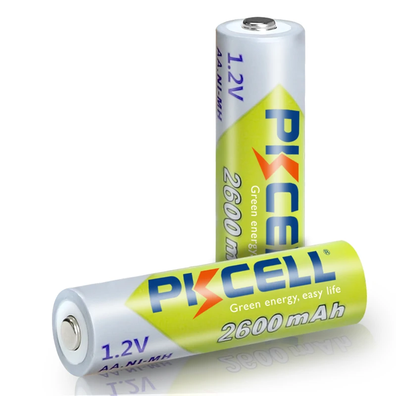 Аккумуляторы PKCELL AA Ni MH 2600 мА · ч 1 2 в до 1000 циклов зарядки 12 шт.|battery aaa size|aaa battery