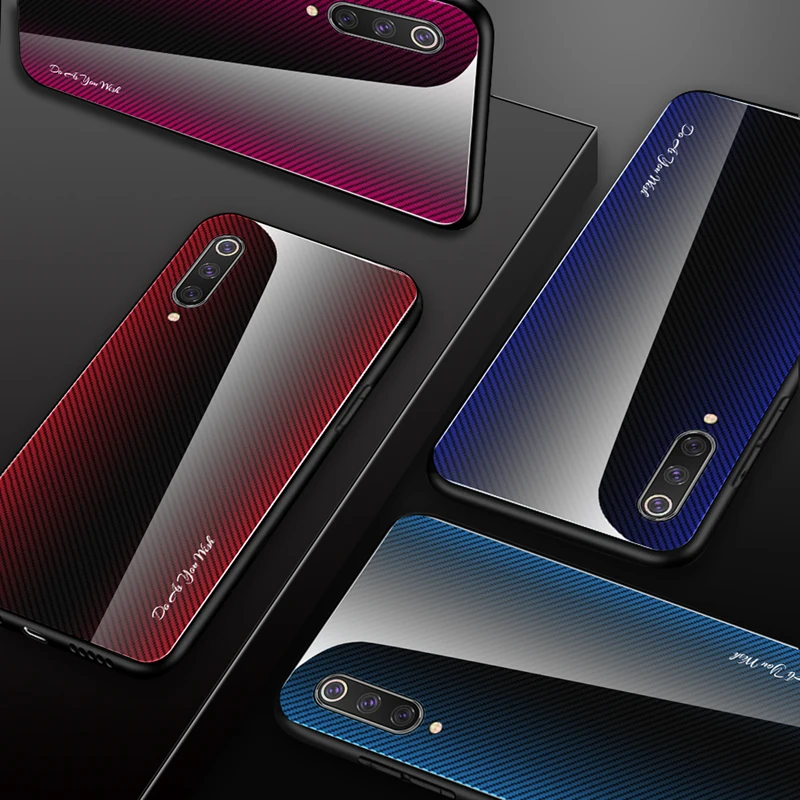 Чехол для телефона 9H из закаленного стекла зеркальный чехол Xiaomi Mi 9T Pro Mi9 SE A3 lite CC9E