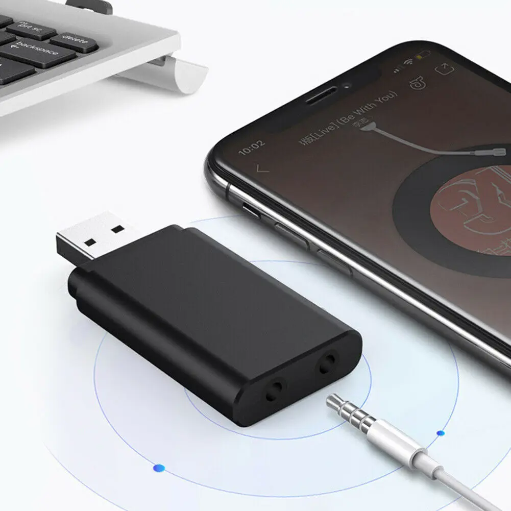 TX11S USB Bluetooth 4,2 стерео аудио передатчик для ТВ ПК Bluetooth динамик наушники 3,5 мм музыкальный звук автомобильный динамик