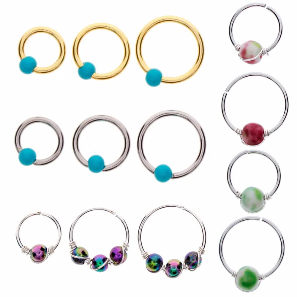 2 Stuks Ear Nail Bone Barbell Oorbel Piercing Oor Stud Oor Piercing