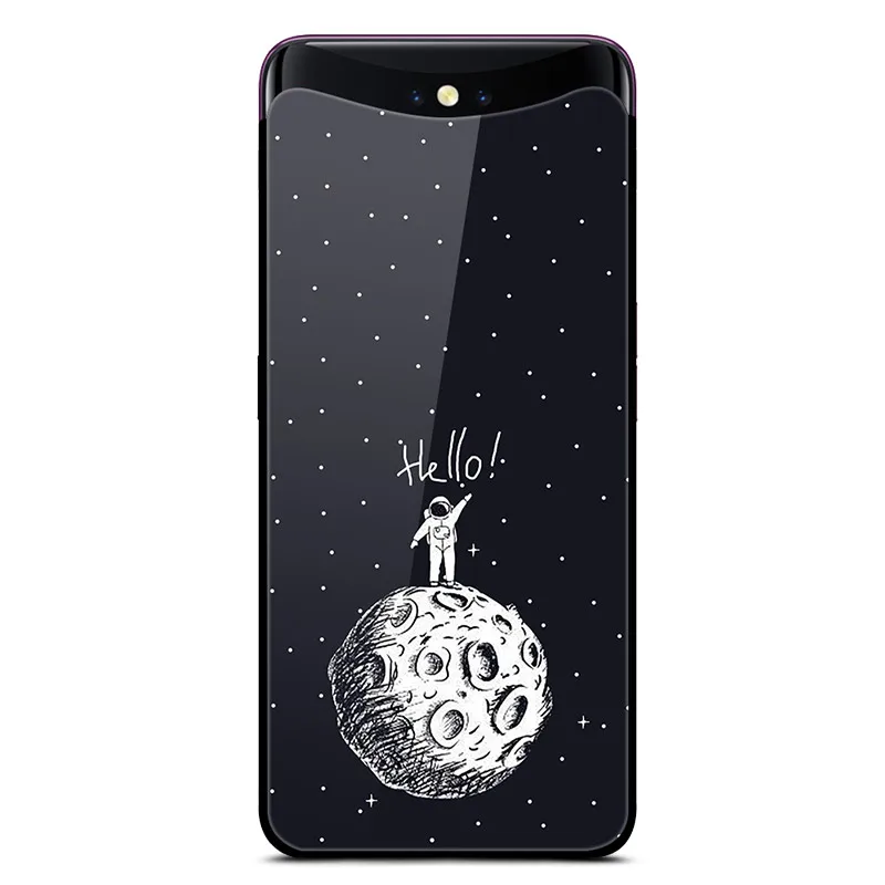 21 Для OPPO Find X чехол из закаленного стекла жесткий чехол для OPPO Find X чехол для OPPO FindX мягкий бампер чехлы для телефонов - Цвет: 21