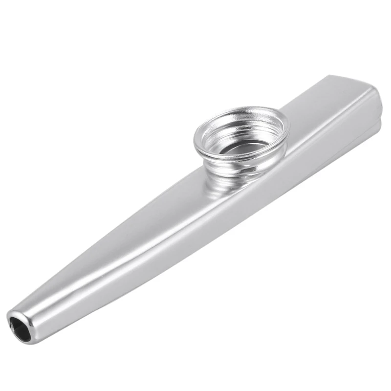 Набор деревянных ELOS-1 kazoo s, изысканный инструмент, легко и весело для детей и людей, Hum Song& 1 шт., серебристый kazoo aluminum A