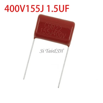 Condensatore a film in polipropilene CBB 10PCS 400V155J 1.5UF passo 20MM 400V 155 1500nf