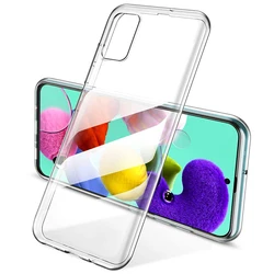 Ultrathin 360 - Degree Full Cover Soft TPU Phone Case - Samsung A81 (Clear)
