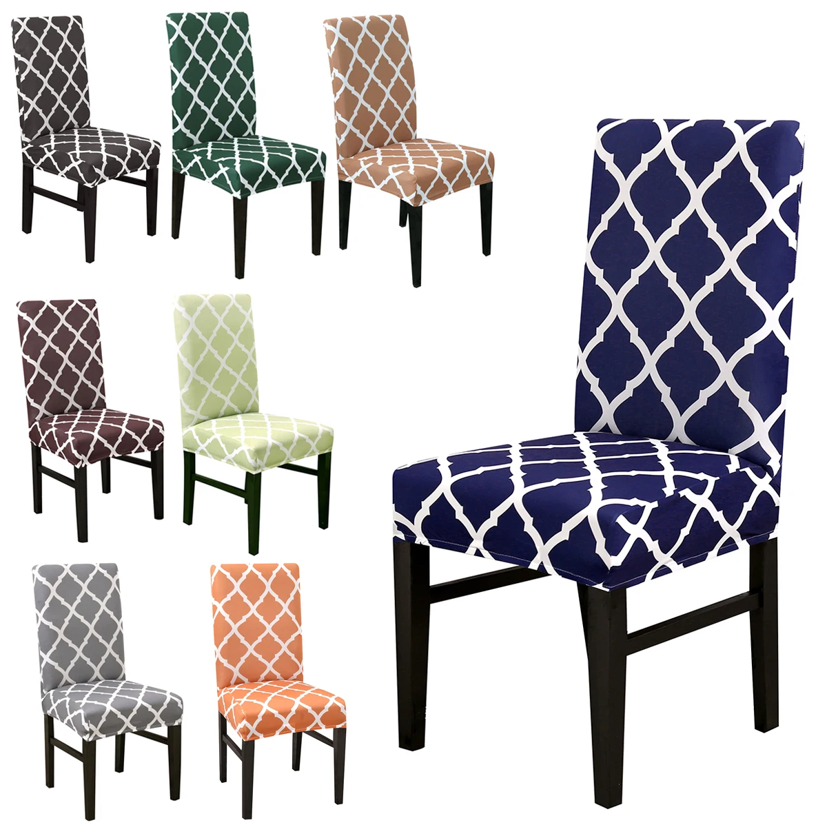 Моющаяся высокая эластичность спандекс BTC Крышка для обеденного стула свадьбы