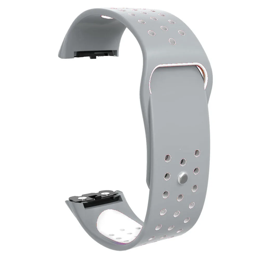 Стильный двухцветный Силиконовый ремешок для наручных часов для samsung Galaxy Fit R370 Силиконовый ремешок для часов