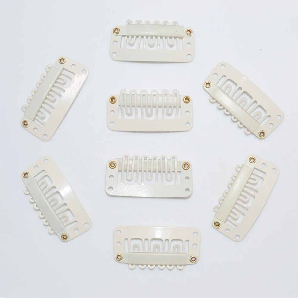 U Shaped Wig Clips Metal Snap Clips for Hair Extensions Barrette Salon Grip Pins Hair Styling Tools Accessory Tool
