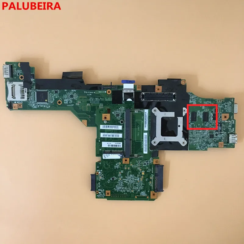 Материнская плата PALUBEIRA для ноутбука lenovo ThinkPad T420 04W2049 04W2051 04W1467 DDR3 чип видеокарты полностью протестирован