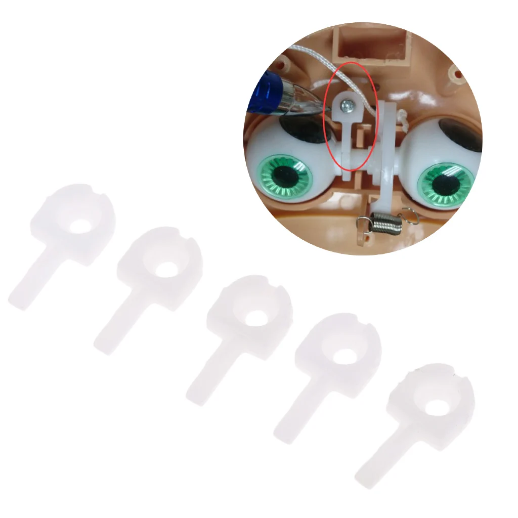 5Pcs Eye Mechanism T Fixer Bar for 12 inch Neo for baby for Azone Doll Custom - Fixed Eye Mechanism Inside Face Shell