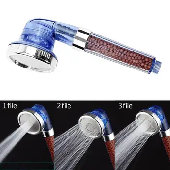 

Ionic Shower Head Filtered Hand Held Shower Head Filtration System High Pressure Rainfall Spa Water Saving