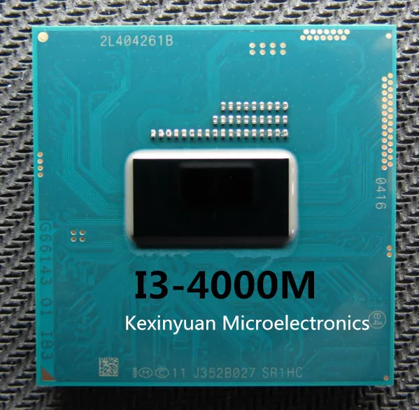 Intel Core i3-4000M i3 4000M SR1HC 2.4 GHz Dual-Core Quad-Thread CPU Processor 3M 37W Socket G3 / rPGA946B