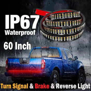 

1pc Light Strip Double Flash 60 Inch Truck Tailgate Sequential LED Bar