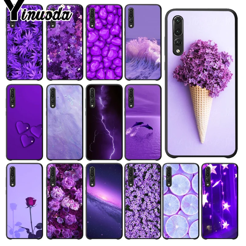 

Yinuoda infinity on Purple DIY Painted Beautiful Phone Accessories Case for Haiwei P9 P 10 Plus P20 P20 Pro Honor 9 10 Cover
