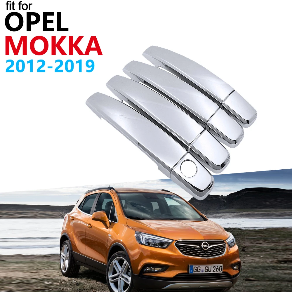 Роскошный хромированный набор для отделки крышки ручки для Opel Vauxhall Mokka X Buick Encore 2012~ аксессуары для автомобиля наклейки